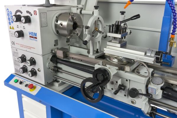 HBM 360 x 1000 Industriële Metaaldraaibank Compleet met Grote Doorlaat Met 3 Assig LCD Digitaal Uitleessysteem - 400 Volt - Afbeelding 14
