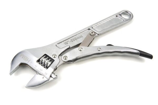 HBM 250 mm. Professionele Verstelbare Moersleutel Met Griptang Functie