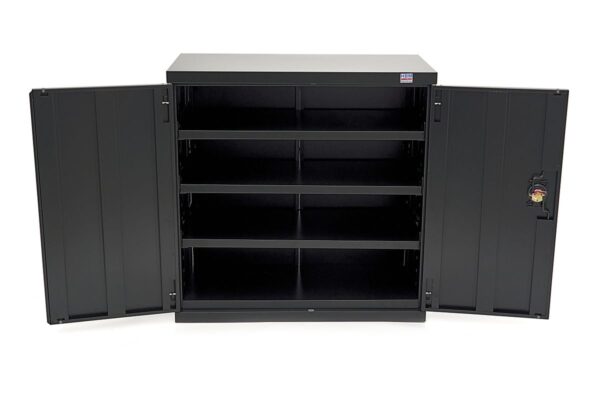 HBM Gereedschapskast 90 x 45 x 90 cm. met 3 Planken zwart - Afbeelding 7