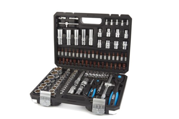 HBM 108 Delige Doppenset met Premium Ratels