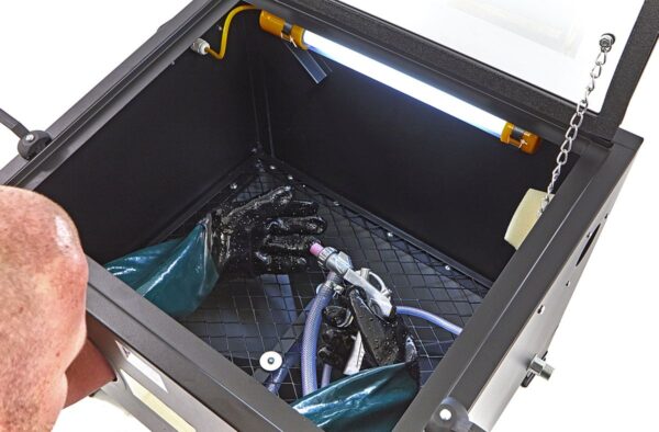 HBM SBC 90 Straalcabine Zwart - Afbeelding 7