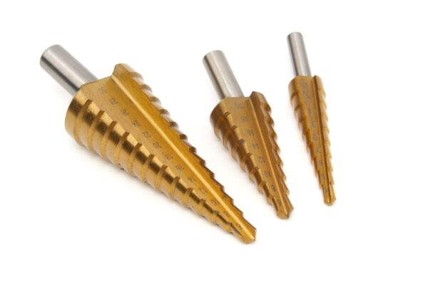 HBM 3 Delige HSS - Tin Gecoate Trapgatborenset / Stappenborenset - Afbeelding 3