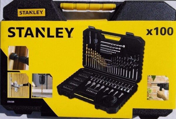 Stanley 100-delige accessoireset in handige opbergkoffer STA7205-XJ - Afbeelding 5