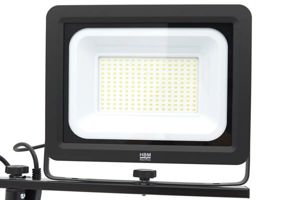 HBM dubbele LED bouwlamp 2 x 150W 2 x 15.500 lumen met statief 5000K - Afbeelding 7