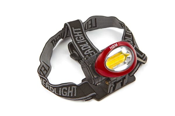 HBM 3 Watt 120 Lumen POWER LED Hoofdlamp Verstelbaar - Afbeelding 2