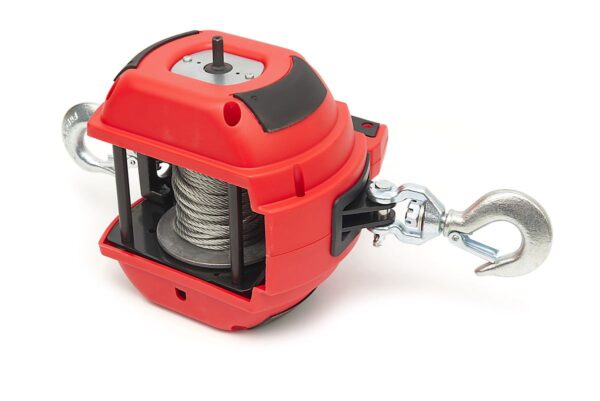HBM draagbare lier en trektakel boormachine aangedreven 225 kg rood - Afbeelding 5