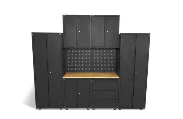 HBM premium werkplaatssysteem, 9-delig, matzwart, model 2 - Afbeelding 2