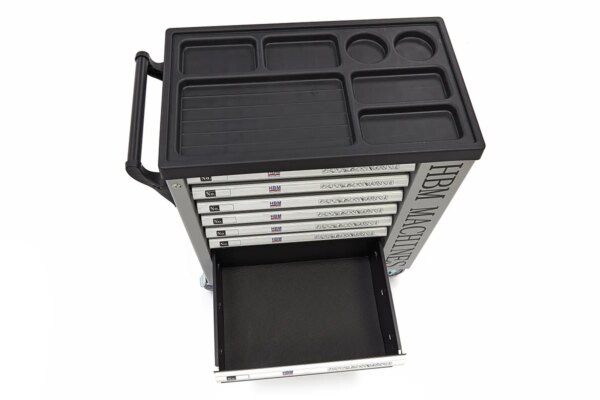 HBM Premium Gevulde Gereedschapswagen met deur - 245 Delig Inch (Engelse) Maten - Afbeelding 18