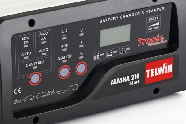 Telwin acculader Alaska 210 Start 130V 12-24V - Afbeelding 4