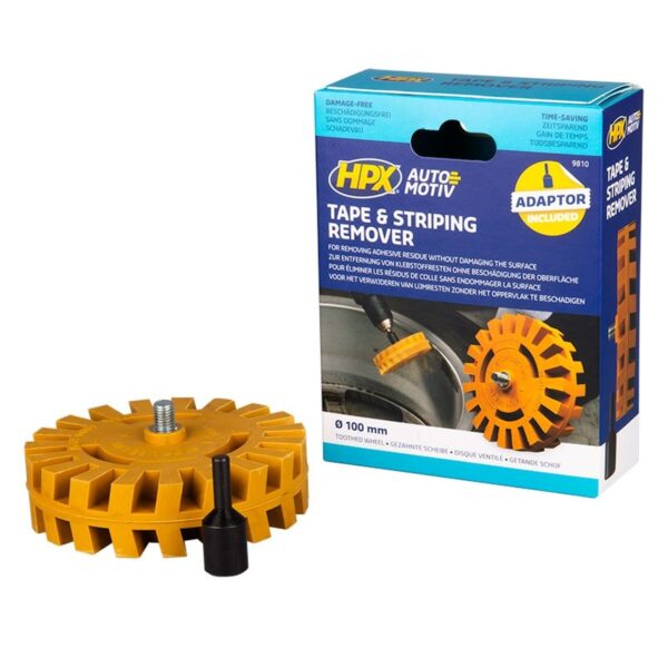 HPX tape & striping remover: schijf + as (groot)