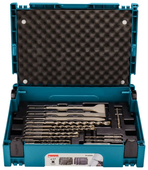 Makita betonboor-/beitelset 17 delig SDS+ B-52059 - Afbeelding 5