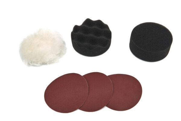 HBM 75 mm. 6 Delige Polijst en Schuurset