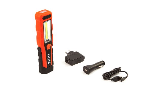 HBM Professionele Oplaadbare LED Zaklamp 280 Lumen Model 1 - Afbeelding 8