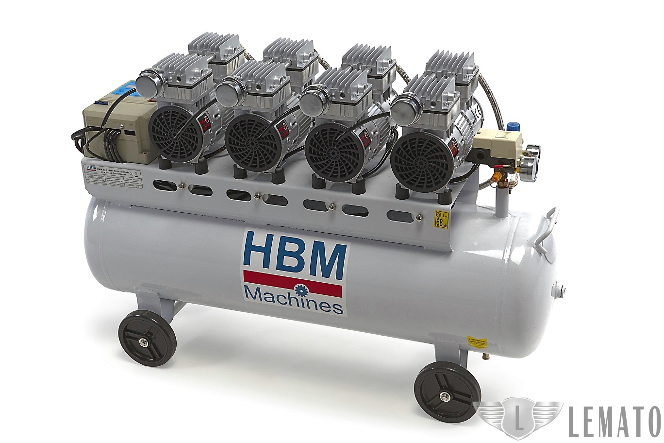 Subtropisch betalen Politiek HBM 120 Liter Professionele Low Noise Compressor - Lemato