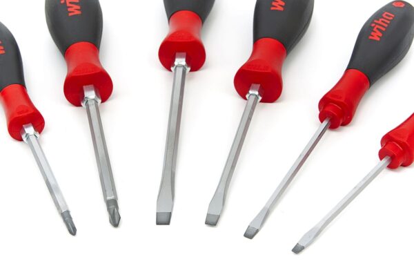 Wiha 530 HK6 6 Delige Slagvaste SoftFinish Schroevendraaierset - Sleuf/Philips - 21250 - Image 2