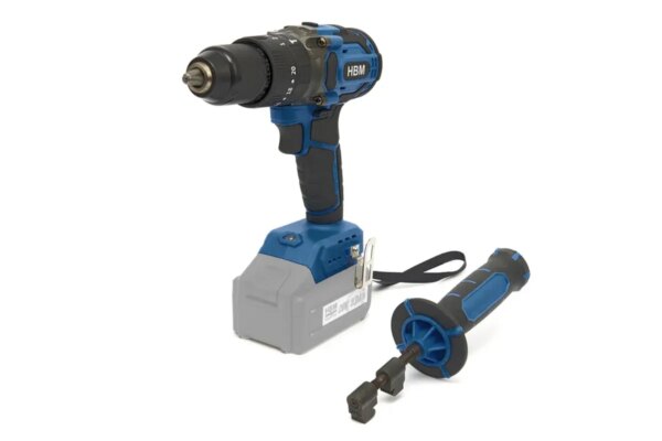 HBM accu combiset, haakse slijper, slagmoersleutel, boormachine 20 Volt - Afbeelding 6