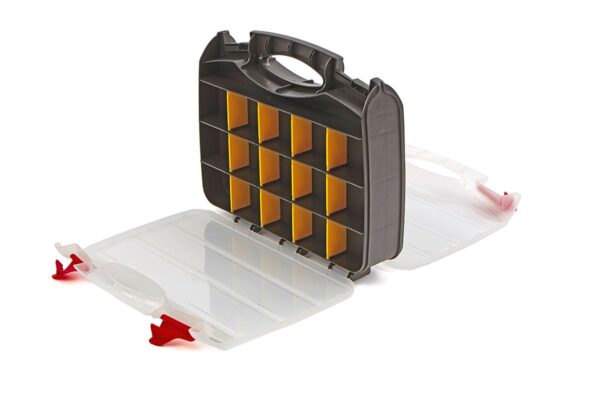 HBM Profi Assortimentsdoos Dubbelzijdig 31 x 26 x 7,5 cm Met 32 Vakken
