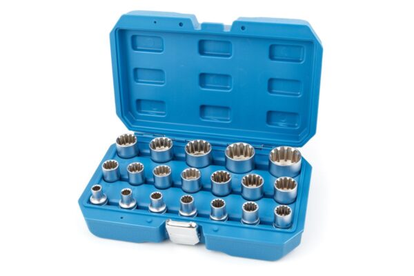 HBM 1/2 inch Multilock Doppenset Van 8 tot 32 mm 19 Delig