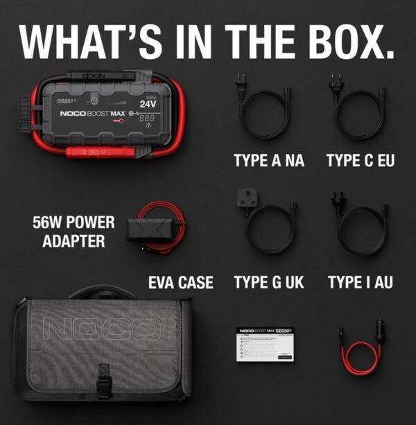 Noco lithium jump starter Boost Max GB251+ 3000A - Afbeelding 6