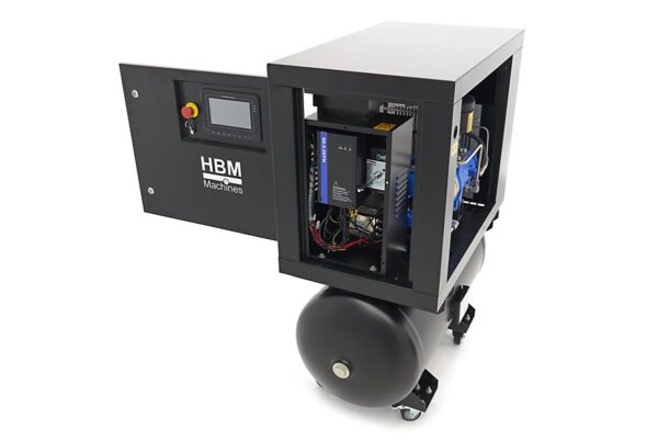 HBM schroefcompressor 5 pk gecombineerd met 160 liter luchttank - Afbeelding 11