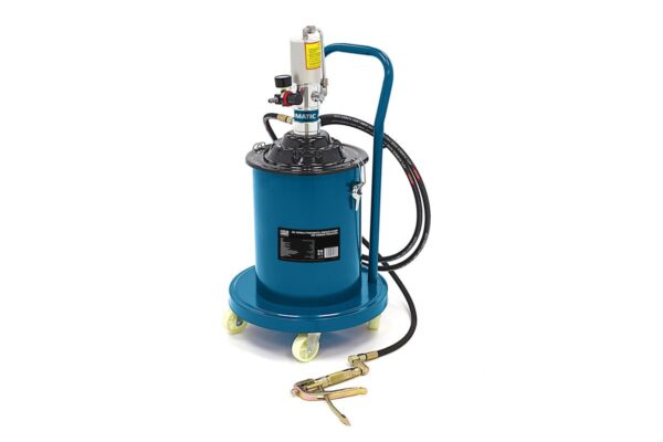 HBM 20 Liter Mobiele Pneumatische Vetpomp 300-400 Bar Persdruk