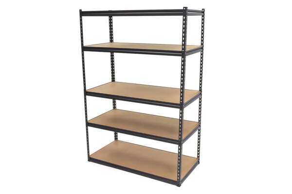 HBM 2 Delige Professionele Extra Brede Legbordstelling / Garagestelling 5 x 60 Kg