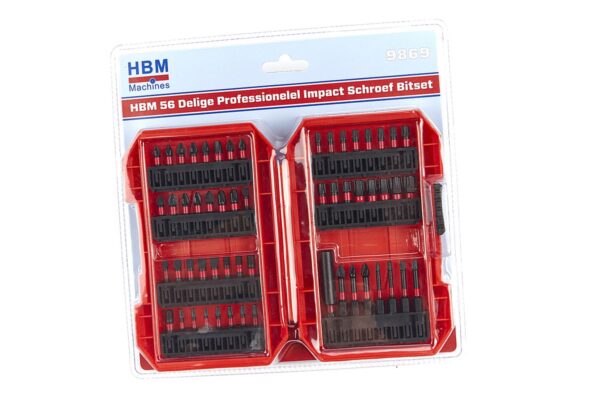 HBM impact schroefbitset 56-delig - Afbeelding 8