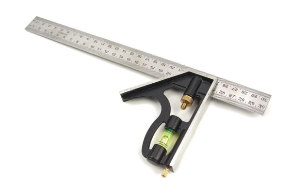 HBM 300 mm. Verstelbare Combinatie Winkelhaak Met Libel - Afbeelding 2