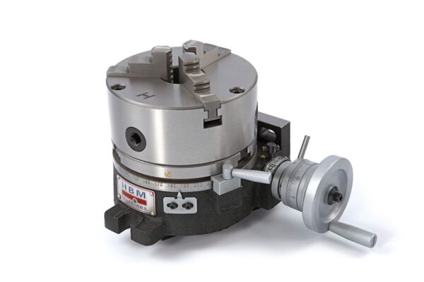 HBM HV-6 - 160 mm Profi Verdeeltafel met 160 mm 3 Klauwplaat - Afbeelding 3