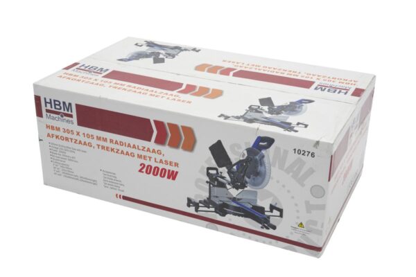 HBM 305 x 108 mm Radiaalzaag, Afkortzaag, Trekzaag met Laser - Afbeelding 17