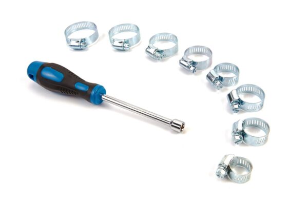 HBM 50 Delige Slangklemmen Assortiment inclusief Dopsleutel - Afbeelding 4