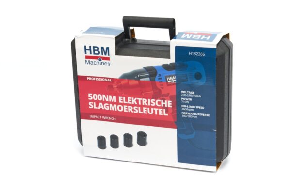 HBM 500 Nm Elektrische Slagmoersleutel - Afbeelding 9