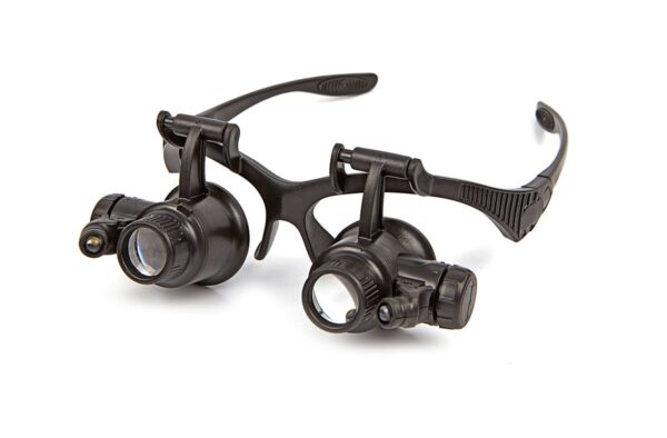 HBM Extra Sterke Loupe Bril met 4 sets Lenzen - Afbeelding 2