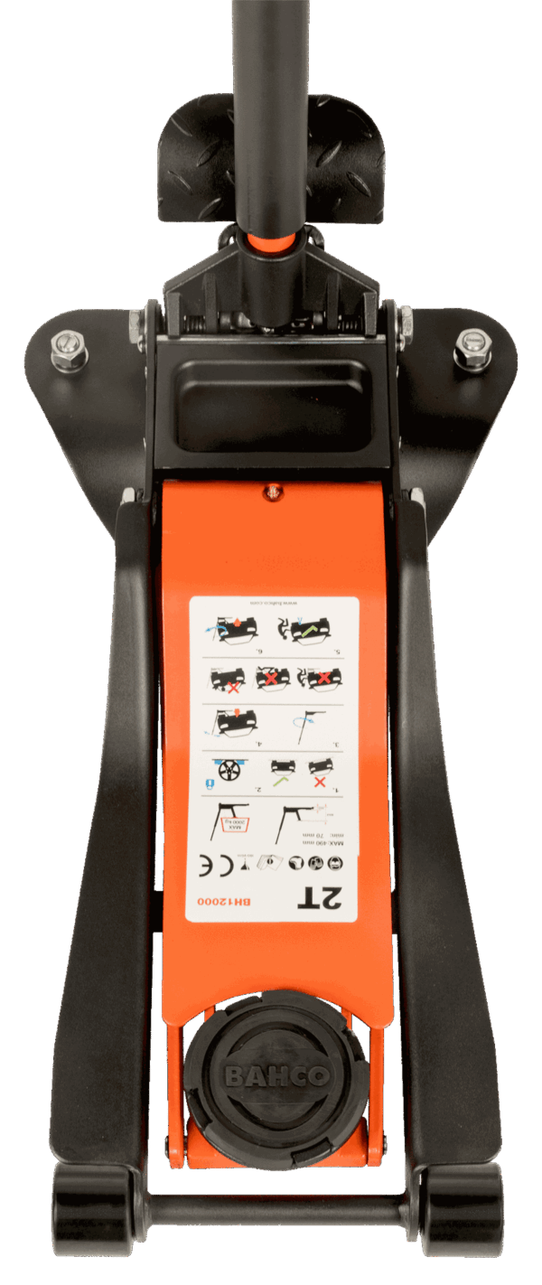 Bahco rolkrik met extreem lage instap, BH12000 - Afbeelding 4