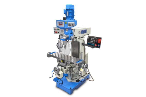 HBM BF 60 Professionele Freesmachine Met 3 Assig LCD Digitaal Uitleessysteem