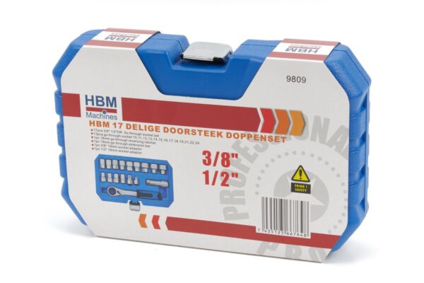 HBM 17 Delige Doorsteek Doppenset - Image 9