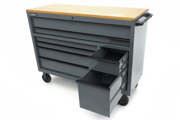 HBM gereedschapswagen, 8 laden, 142 cm, grijs - Bild 12