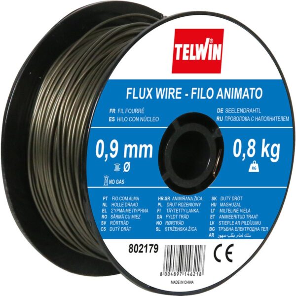 Telwin gasloos fluxdraad 0.9 mm 0.8 kg - Afbeelding 2