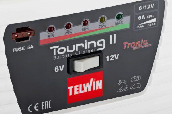 Telwin acculader Touring 11 230V 6V/12V - Afbeelding 4