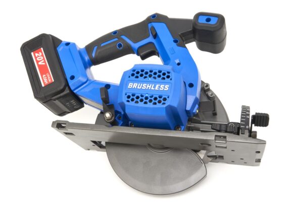 HBM Professionele Koolborstelloze Accu Cirkelzaag 165 mm 20 Volt 4,0AH - Afbeelding 8