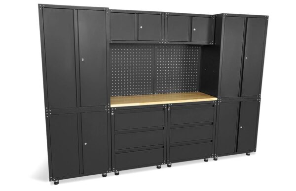 HBM premium werkplaatssysteem, 11-delig, matzwart - Bild 3