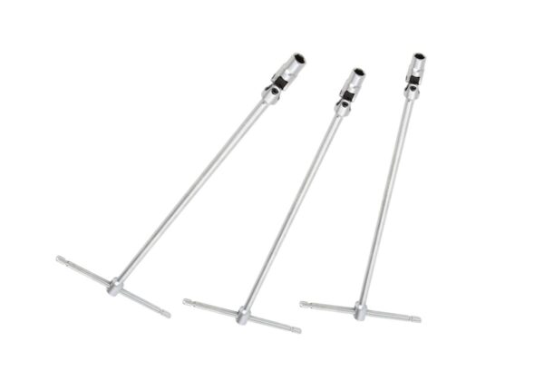 HBM extra lange T-sleutelset 3-delig 310 x  8, 10, 12 mm - Afbeelding 2