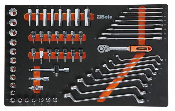 Beta gevulde gereedschapswagen 309-delig, 2400S G7/E-M, grijs - Afbeelding 6