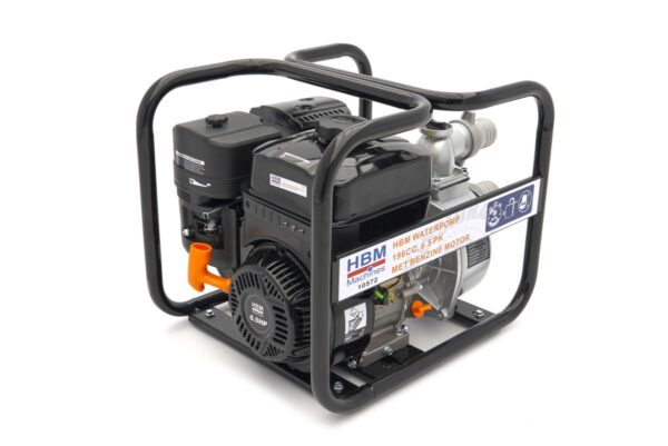 HBM Waterpomp 196cc. 6.5 PK met Benzine Motor - Afbeelding 4