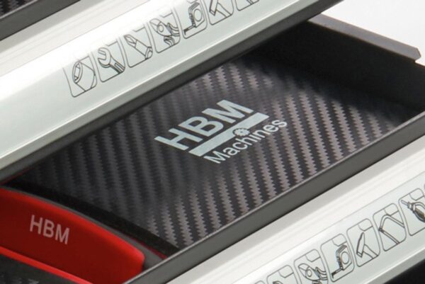HBM Premium gevulde gereedschapswagen met deur - 154 delig - Afbeelding 2