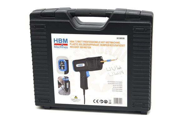 HBM 75 Watt Professionele Hot Nietmachine, Plastic Soldeerapparaat, Bumper Reparatieset Inclusief 300 Nieten - Afbeelding 12