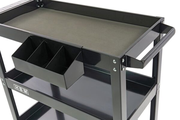 HBM deluxe gereedschapstrolley 3-laags, 76 cm - Afbeelding 6