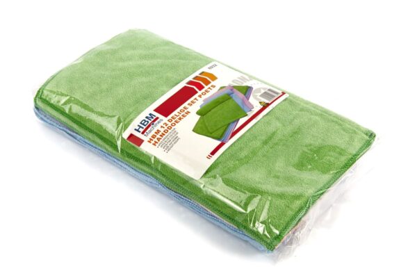 HBM 12 Delige set Poets Handdoeken - Afbeelding 2