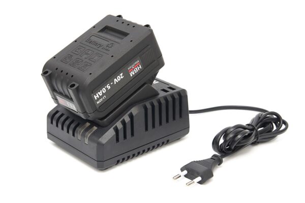 HBM professionele accu betonzaag, bandenzaag, motorslijper 40 Volt 5,0 Ah Power20.5 - Afbeelding 10