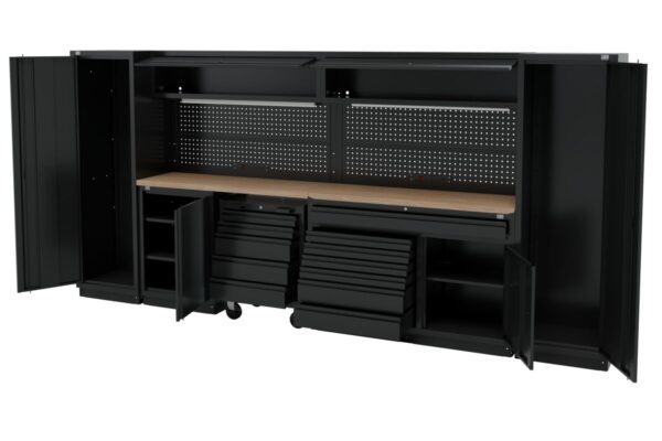 HBM modulair werkplaatssystem 13-delig, zwart - Bild 4